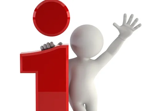 3d small people - big info icon