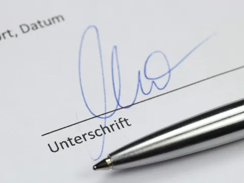 Unterschrift