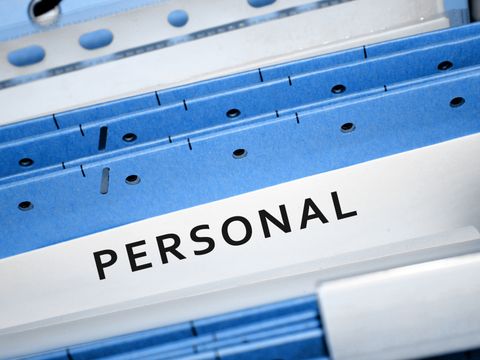 Aktenmappe Personal