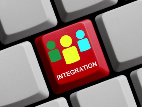 Button mit Integration