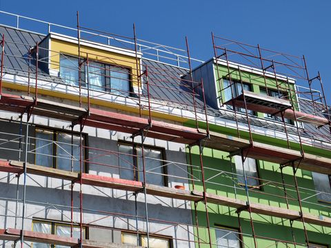Baustelle Wohngebäude