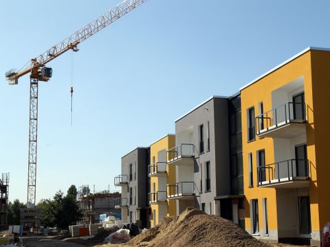 Townhouses im Bau