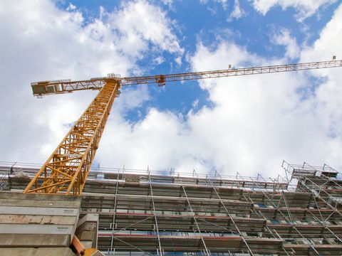 Großbaustelle (Baukran)