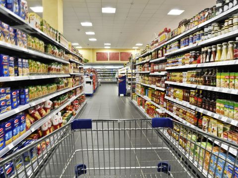 Einkaufen im Supermarkt