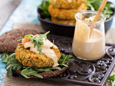 Veganer Burger
