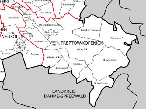 Berlin mit Bezirke