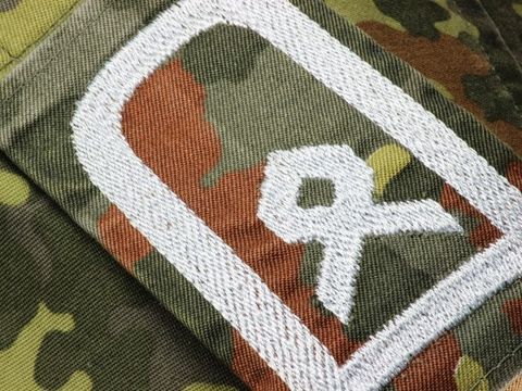 Jacke der Bundeswehr mit Schulterklappe Oberfeldwebel