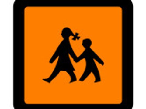 Hinweisschild Schulbus