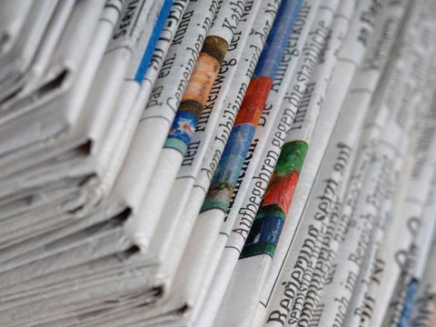 Zeitungsstapel