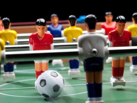 Foto von einem Tischfußballgerät