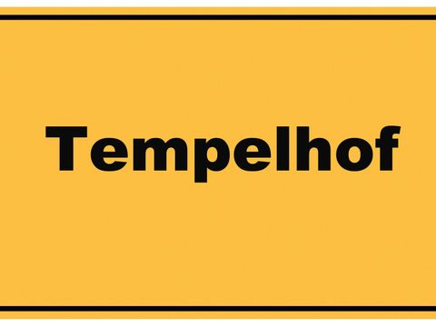 Ortsschild Tempelhof