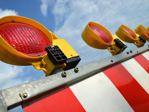 Baustellenabsperrung