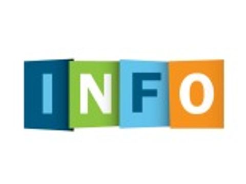 INFO-Schriftzug