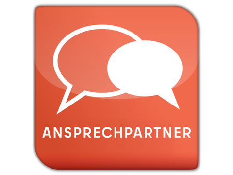 Icon mit zwei sich überlappenden Sprechblasen, darunter steht das Wort "Support"