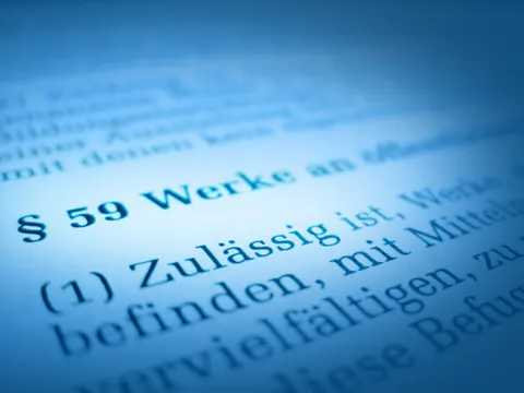 Auszug eines Gesetzestextes