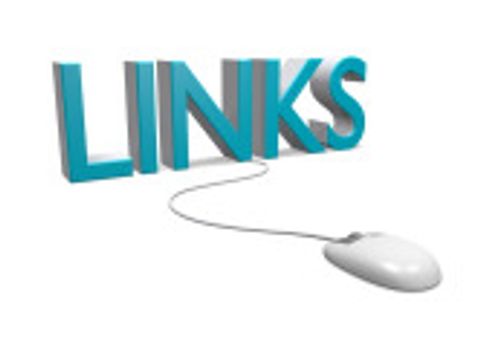 Das Wort Links verbunden mit einer PC-Mouse