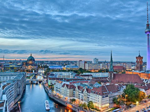 Berlin - Panorama im Winter