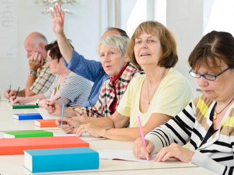 Senioren am Tisch