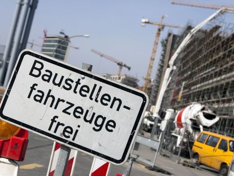 Baustelle (Schild)