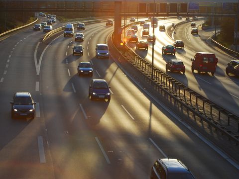 Verkehr auf Berliner Stadtautobahn