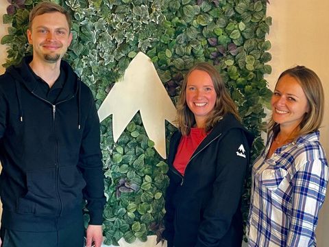 Creative Director Christopher Parschat, Studio Director Annelie Biernat and CEO and Co-Founder Carolin Krenzer, Trailmix Games