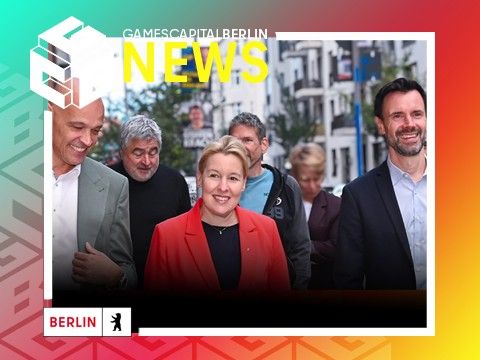 Franziska Giffey auf der Gamescon