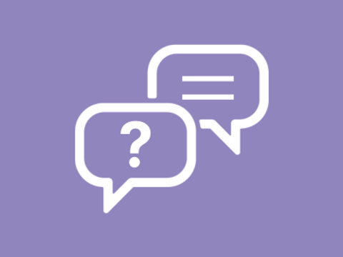 Farbkachel mit Icon FAQs
