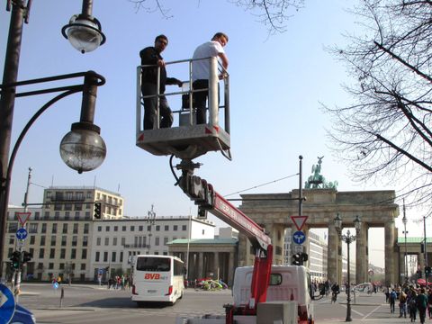 Mobilfunk an der Fanmeile