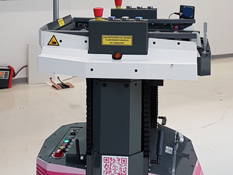 5G Logistik Roboter