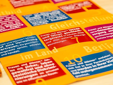 Minibooklet mit einigen Leitsätzen