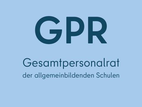 Schriftzug: GPR - Gesamtpersonalrat der allgemeinbildenden Schulen