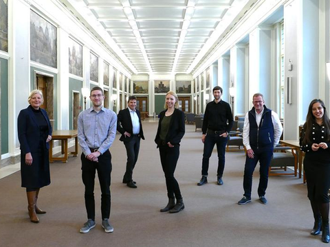 Teambild des GEW-Regionalmanagements und der Wirtschaftsförderung