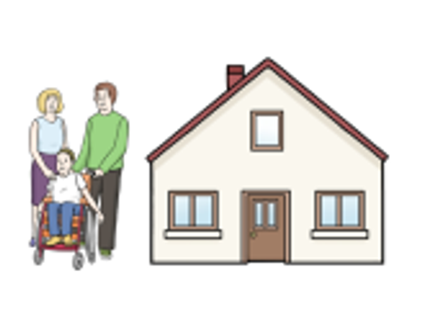 16 Familie mit Haus