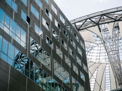 Sony Center Dach Aufnahme