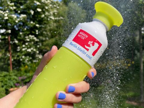 Wasserflasche_Hitzeschutz_Berlin bleibt cool