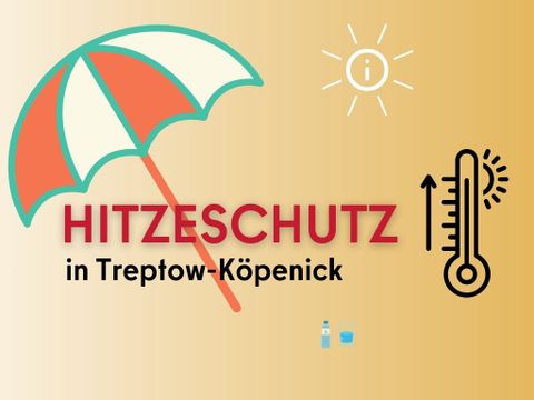 Kachel mit der Aufschrift HITZESCHUTZ in Treptow-Köpenick (4:3)