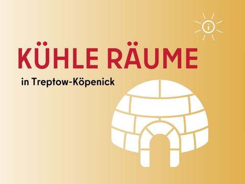 Kacheln (4x3 px) mit Aufschrift Kühle Räume in Treptow-Köpenick