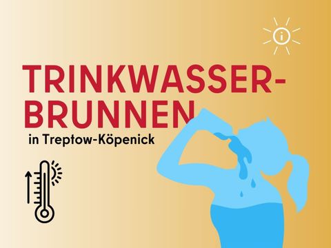Kacheln (4x3 px) mit Aufschrift Trinkwasserbrunnen in Treptow-Köpenick