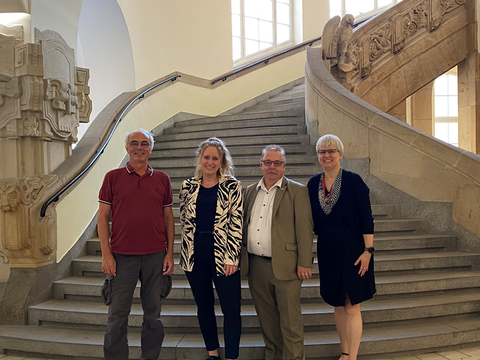 Karsten Westermann (örtliche SBV), Bezirksbürgermeisterin Kirstin Bauch, Bezirk Charlottenburg-Wilmersdorf, Stefan Koch, Claudia Lemke