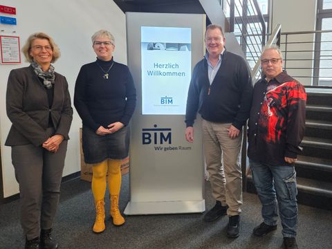 Frau Birgit Möhring (BIM), Frau Claudia Lemke, Herr Thomas Hutchison, Herr Stefan Koch