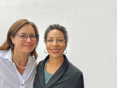 Frau Lommatzsch und Frau Byfield