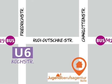 JBA-Anfahrt leicht gemacht