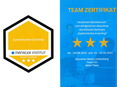 Zertifikat Aktivteam