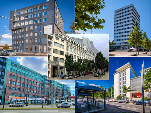 Die fünf Standorte des Jobcenter Berlin Mitte