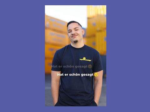 Felix erzählt dir von seiner Ausbildung in der Logistik im Neuköllner Unternehmen Zapf Umzüge