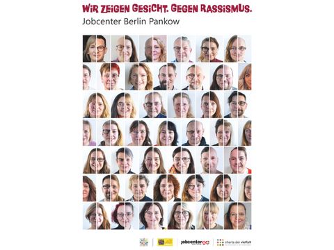 Gesicht gegen Rassismus
