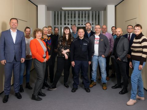 Teamfoto der Bildungsakademie Justizvollzug