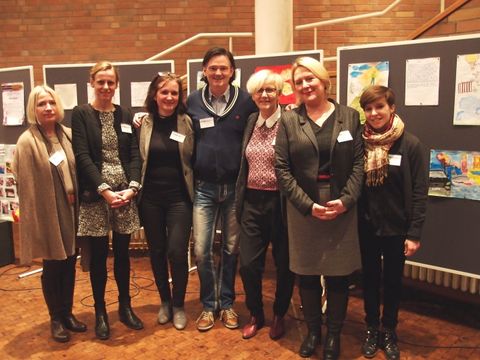 Mitglieder des Förderveins JSA Berlin - von links nach rechts: S. Gawezyk, S. Arndt, J. Deininger, D. Discher, S. Hawliczek, S. Kaempffer, J. Schmid (Bild: Förderverein JSA Berlin)