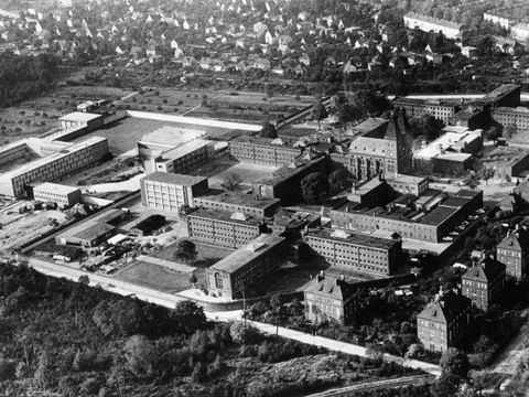 Luftbild Tegel Ende 60er - Anfang 70er Jahre