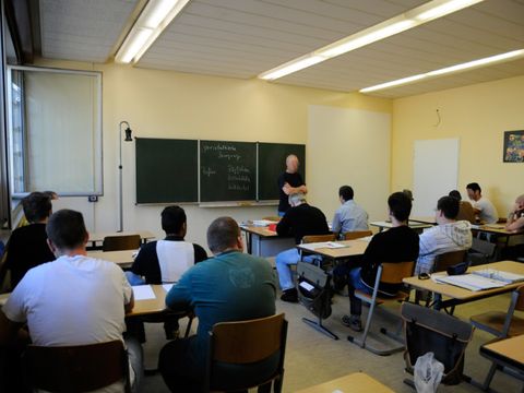 Unterricht in der Anstaltsschule